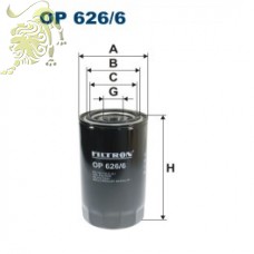 OP626/6 FILTRON Фильтр масляный (92095E WIX)